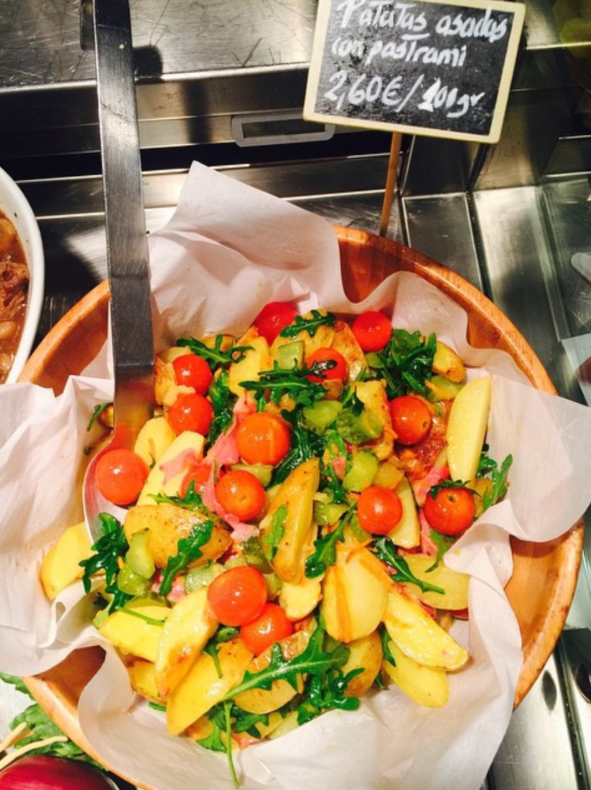 Patatas asadas con pastrami de Pasteler&iacute;a Mallorca
