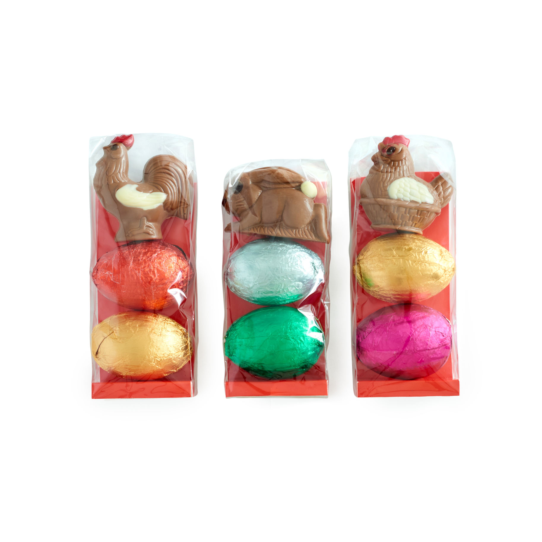 Bolsa de huevos y figura Pascua de Pastelería Mallorca