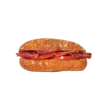 Minichapata lomo con tomate de Pastelería Mallorca