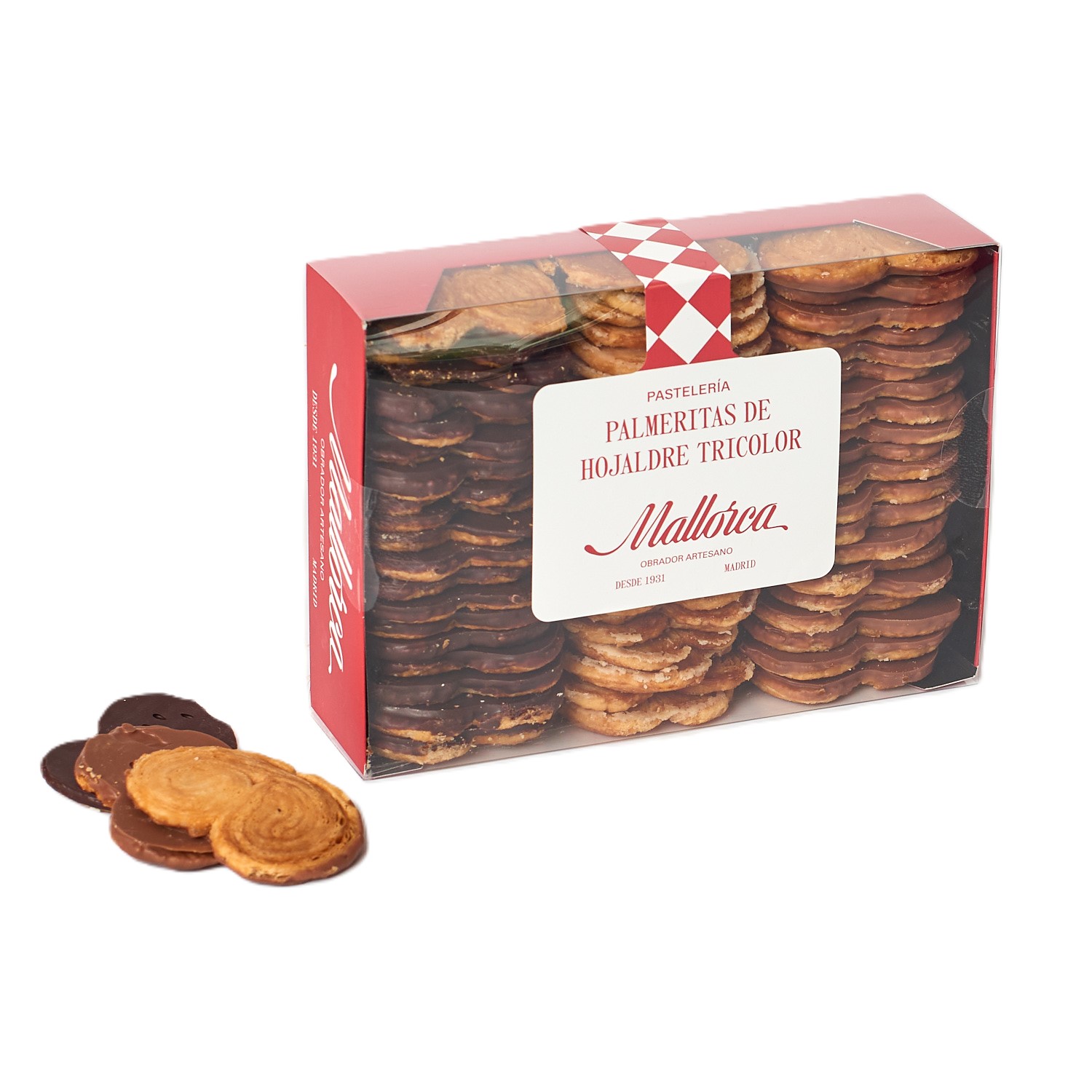 Palmeritas de chocolate de Pastelería Mallorca