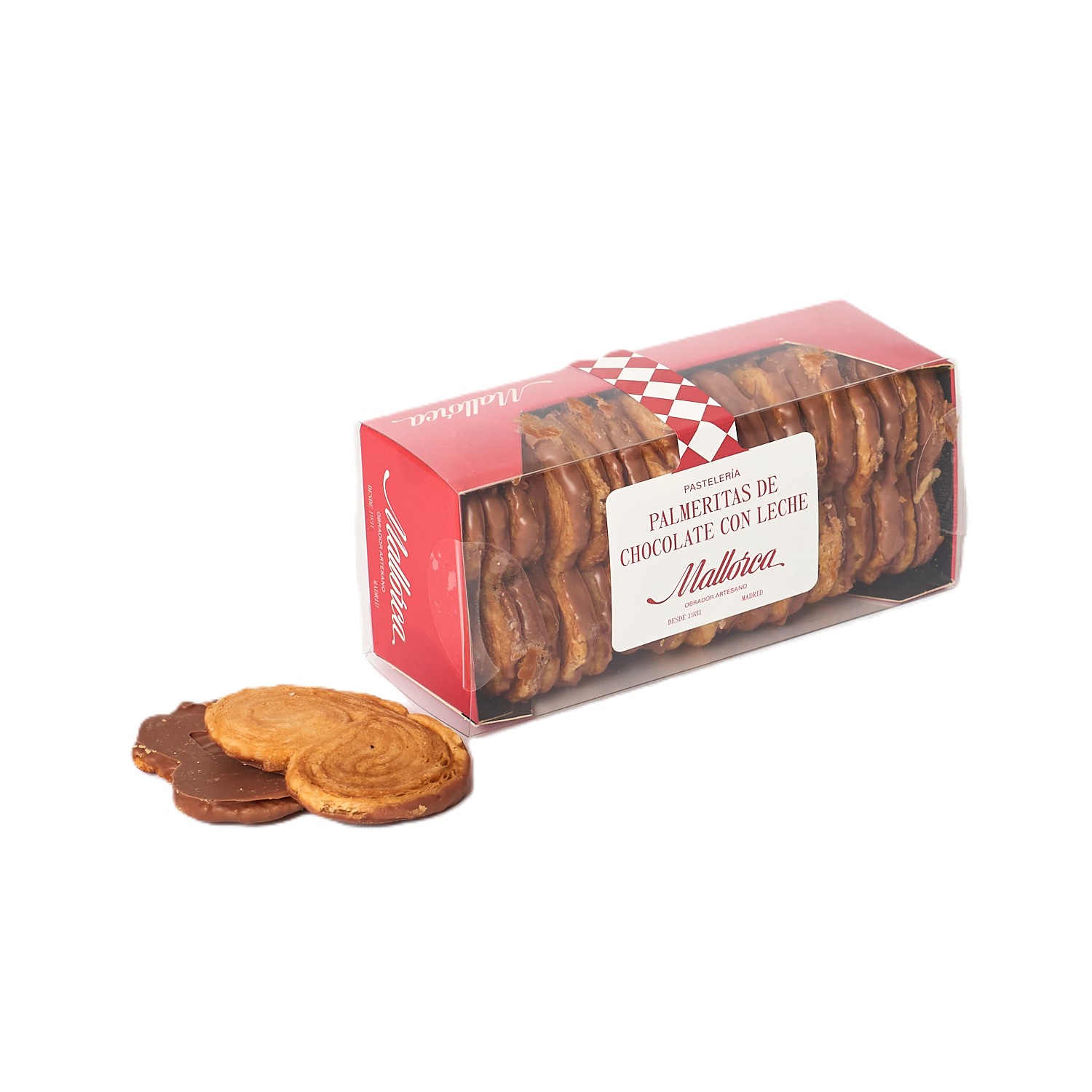 Palmeritas de chocolate de Pastelería Mallorca