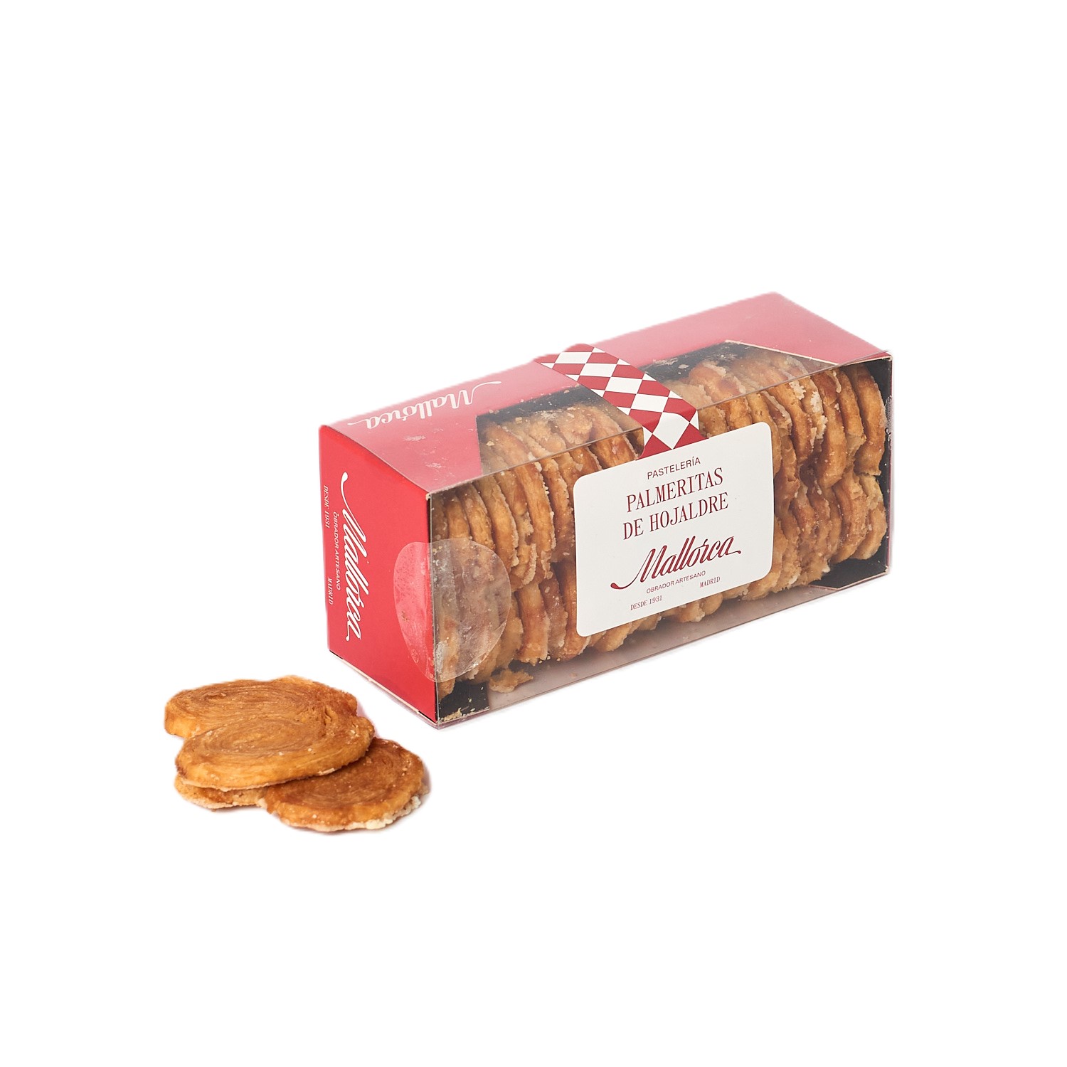 Palmeritas de hojaldre de Pastelería Mallorca