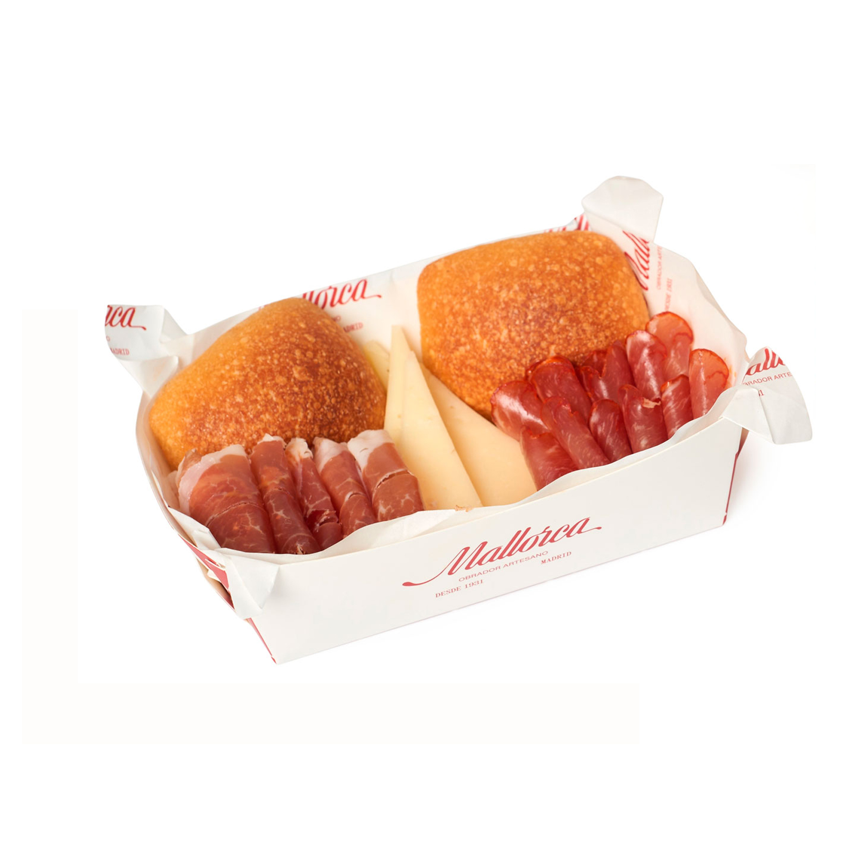 Caja combinado ibérico de Pastelería Mallorca