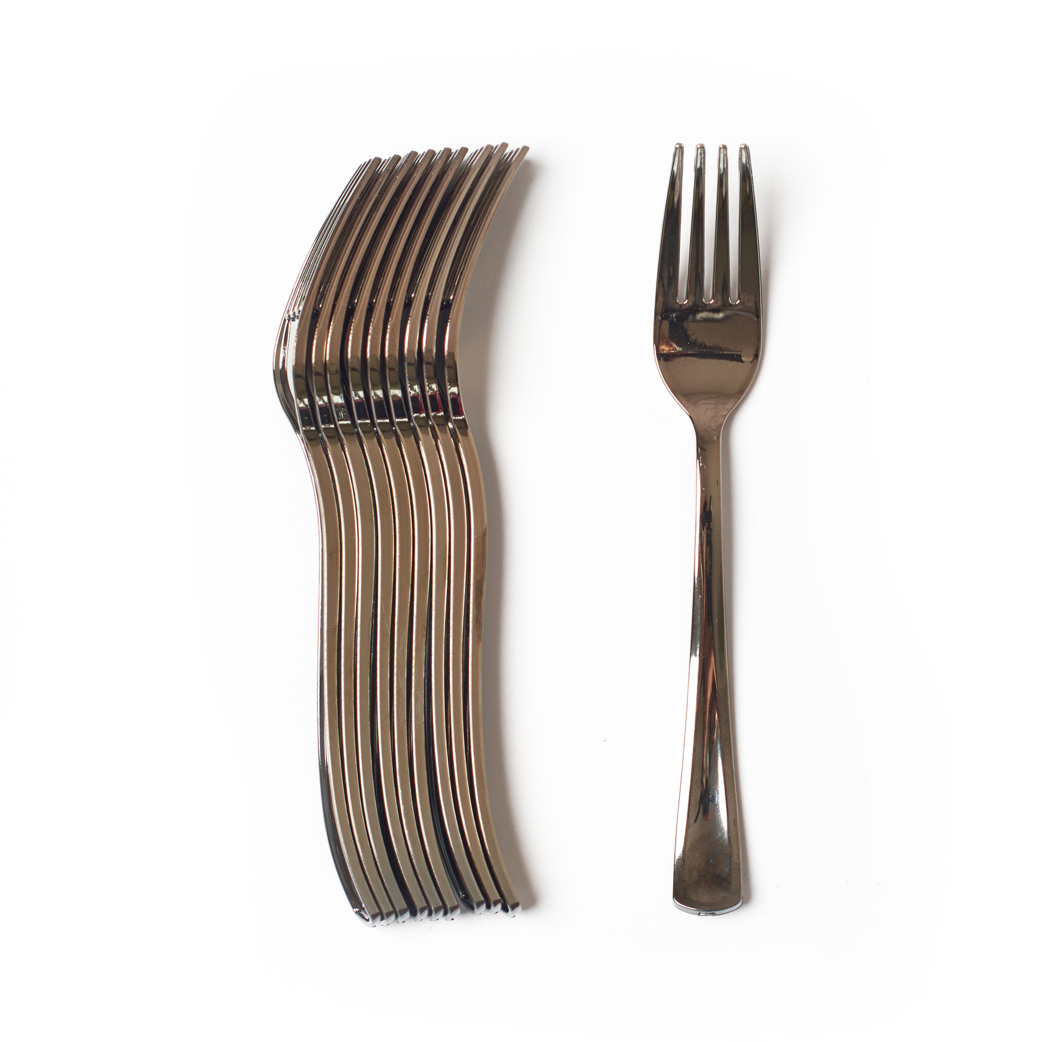 Tenedores metalizados de Pastelería Mallorca