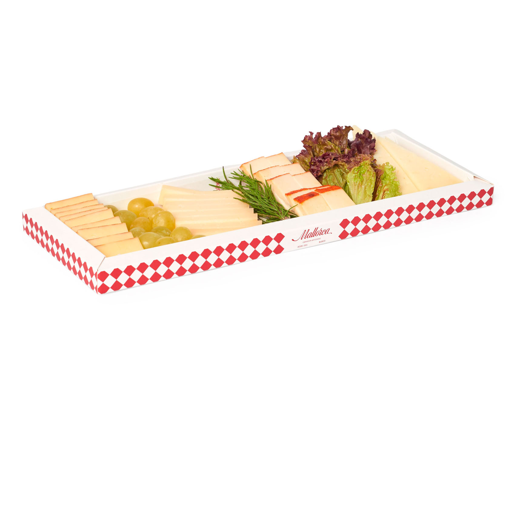 Tabla de quesos españoles de Pastelería Mallorca