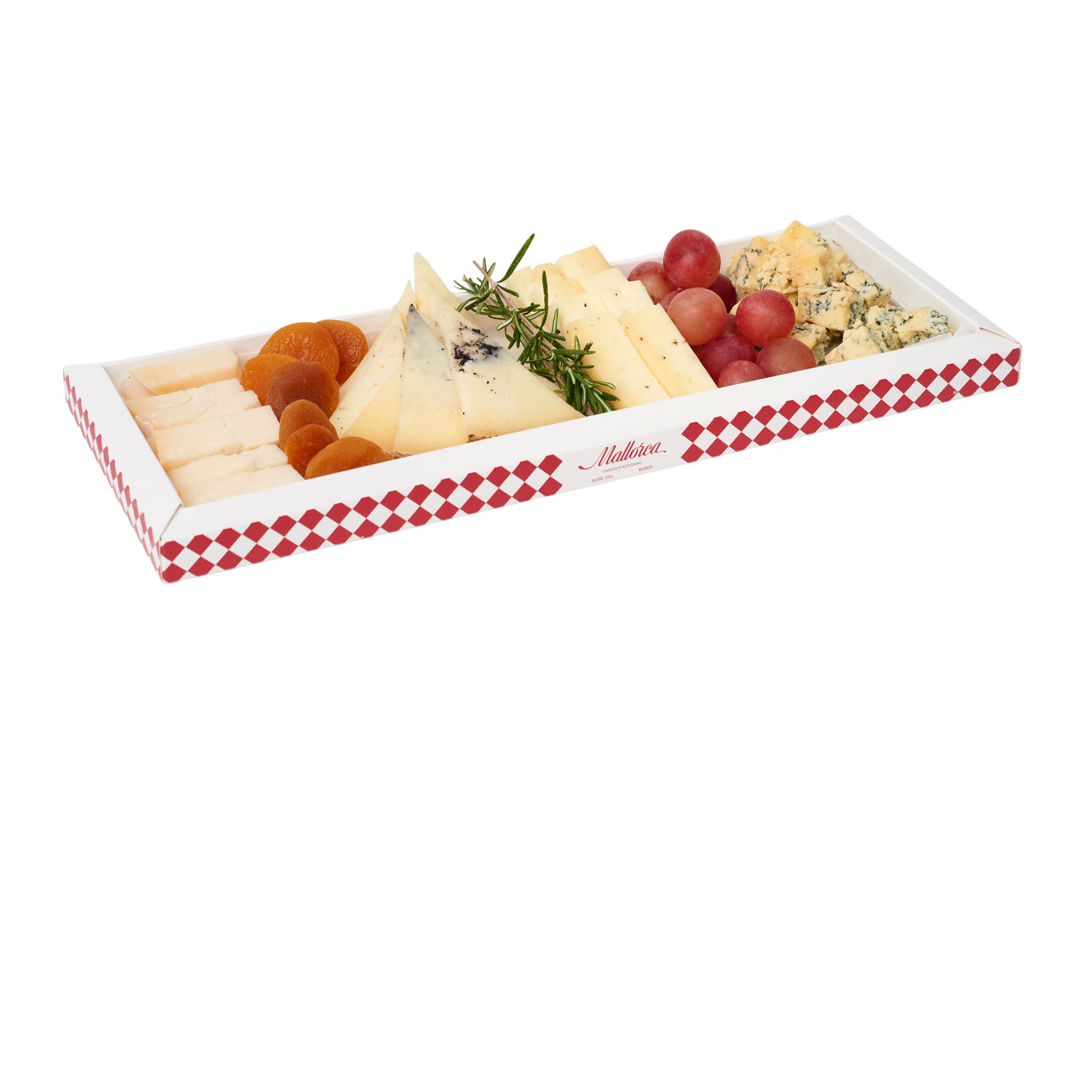 Tabla de quesos pasteurizados de Pastelería Mallorca