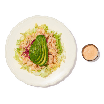 Cocktail de langostinos de Pastelería Mallorca